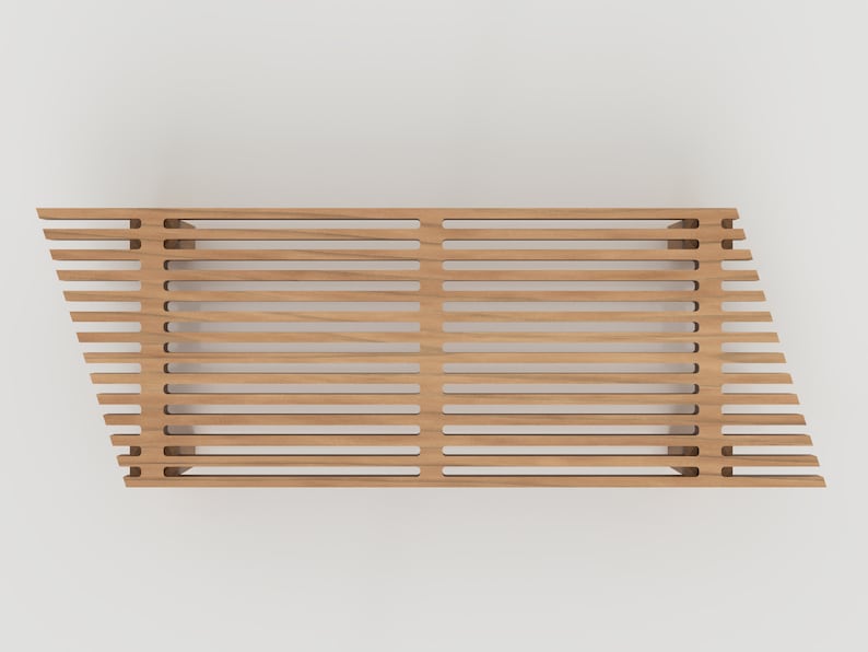 Handmade Wooden Monitor Stand: Japanese Minimalist Desk Riser image 6
