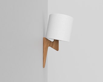 Porte-papier toilette moderne en bois cintre pour rouleau de papier toilette en bois décoratif unique WC salle de bains en bois petit éclair minimaliste