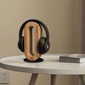 Headphone Stand | Wood Headphone Holder | Gaming Headset Stand | Decorative Headphone Rack | Free Standing Desk Headphones Rack product logo