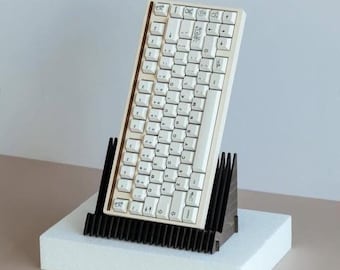 Keyboard Stand Holder For Desk Display Mechanical Computer Wooden Gaming Accessory You Can Put Together Or Take Apart