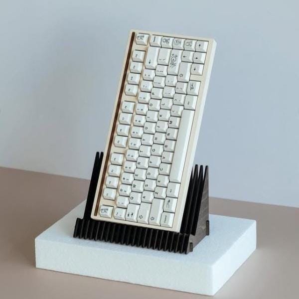 Keyboard Stand Holder for Desk Display Mechanical Computer Wooden ...