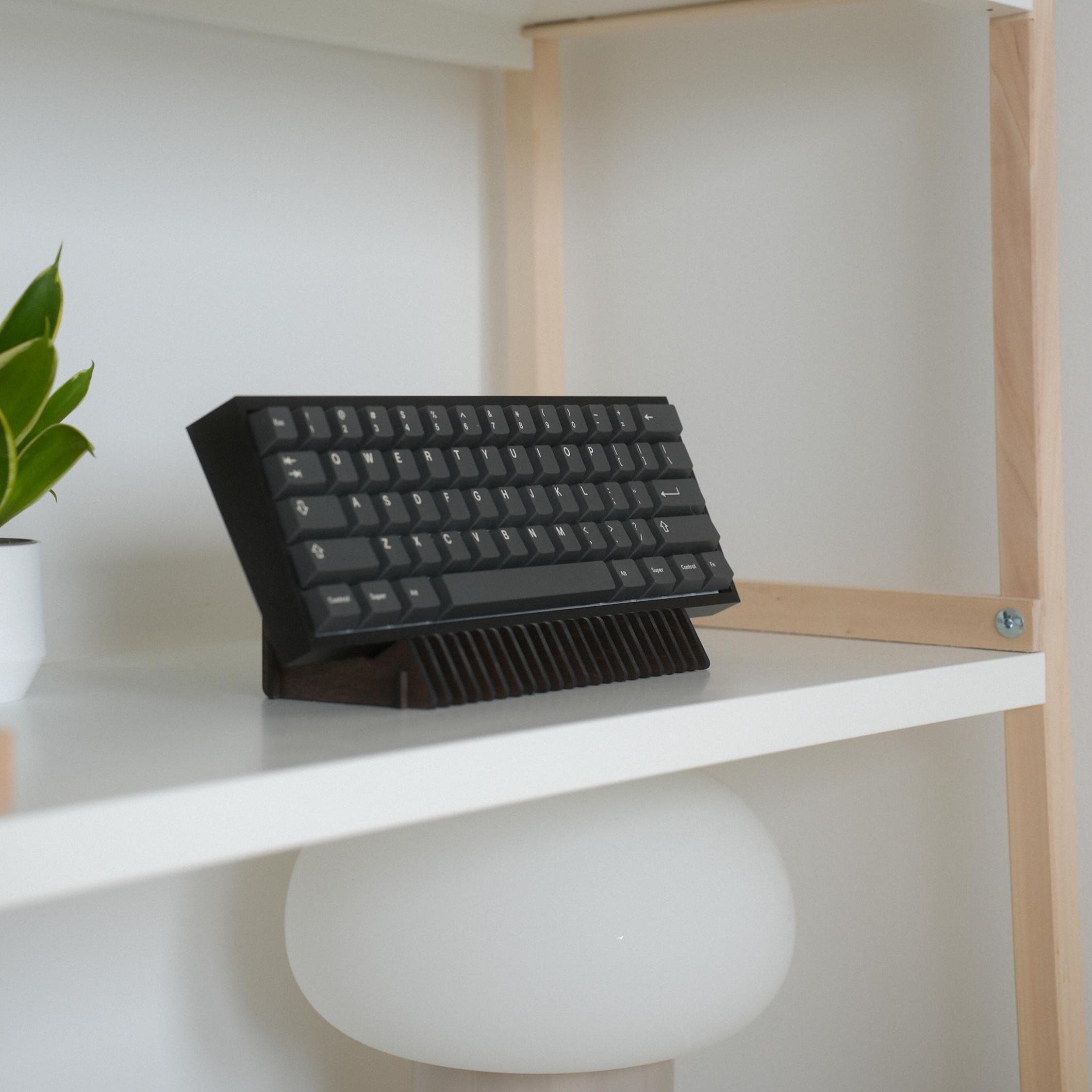 Small Computer Keyboard Stand Keyboard Stand Holder for Desk Display Mechanical Computer Wooden ...