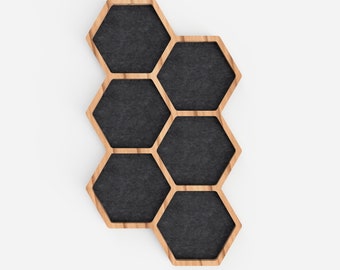 Wooden Jewelry Tray: Desk Organizer, Ring & Earring Holder Honeycomb