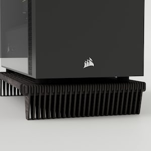Gaming PC Riser Gift For Gamer Cooling Pad For Computer Case And Laptop Performance Air Flow Cooler Pad Made From Baltic Birch Plywood