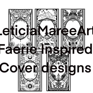 Faerie Inspired Book Cover Art PNG