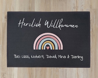 personalized doormat doormat family personalized housewarming gift doormat wedding gift doormat for couples and families
