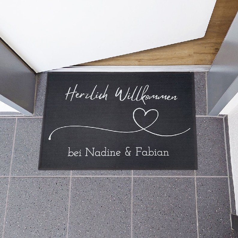 personalized doormat family personalized housewarming gift doormat wedding gift doormat with name housewarming decorative doormat image 4