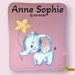 Baby gift | Birth gift | personalized | Baby blanket with name | Birthday child & baby | Gifts for parents | Blanket with name
