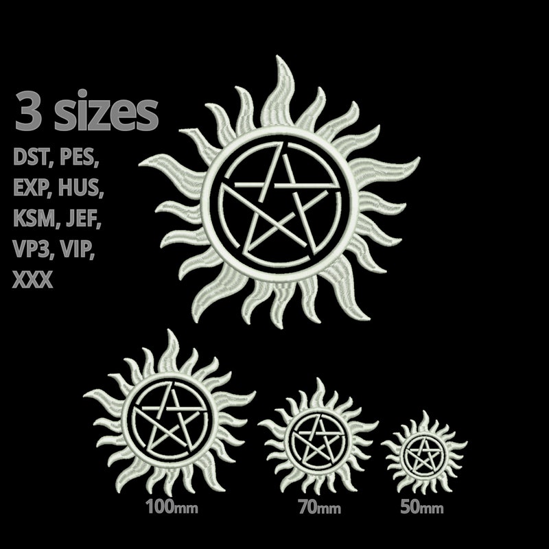Sigil Machine Supernatural Embroidery - Etsy