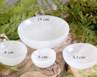 Selenitschale | Runde Selenit Schale | Grosse Selenitschale | Kleine Selenitschale | Selenit Schale | Selenit Schalen Auswahl