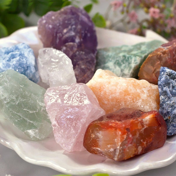Wassersteine bunter Mix | 10 Sorten | Wassersteine Mischung | Meditation | Reiki | Chakra Stones | Kristall Wassersteine
