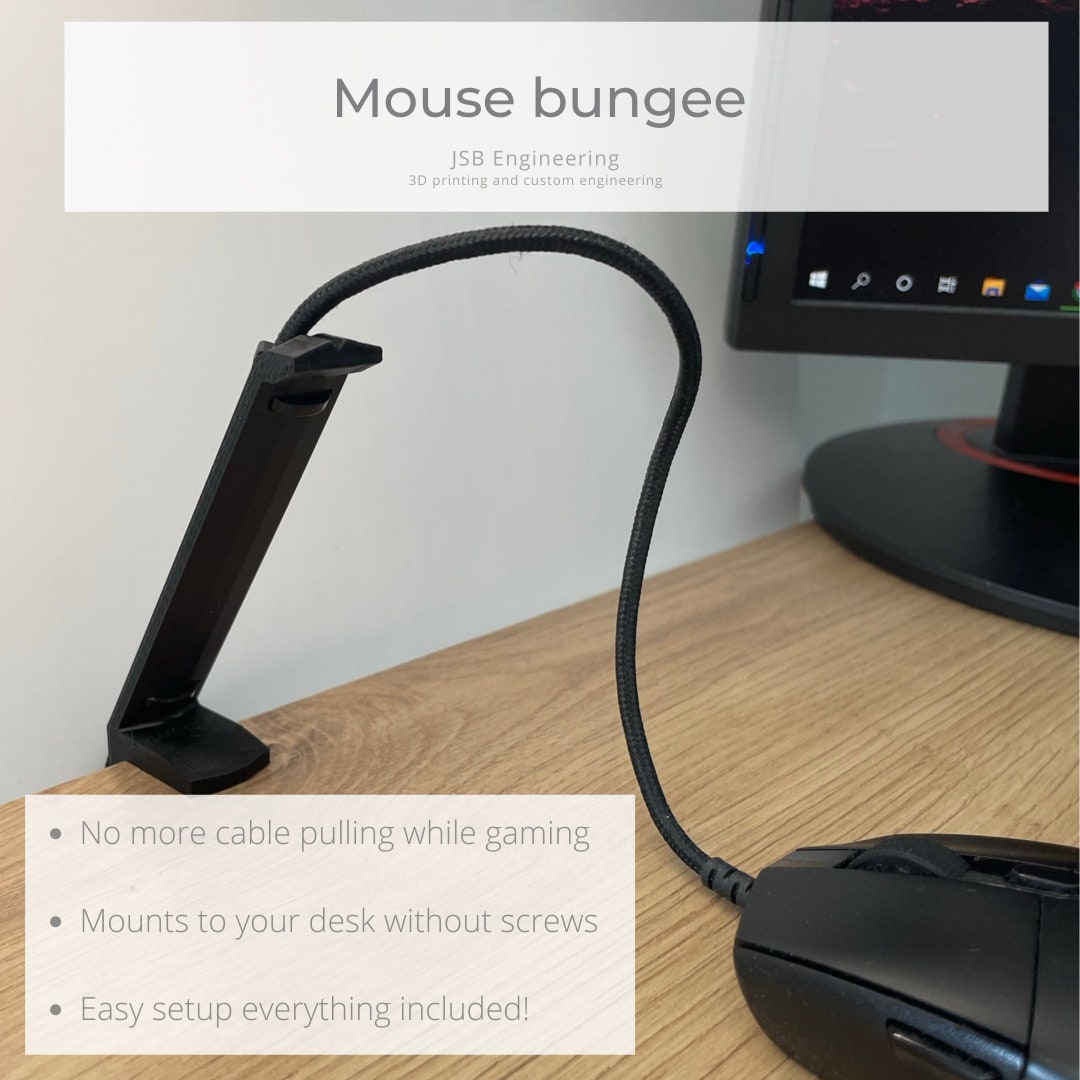 Mouse Bungee / Gaming Mouse Cable Holder / Mouse Cable Holder Etsy
