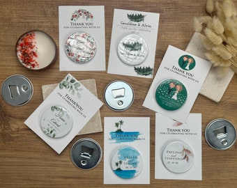 Aimant de faveur de mariage, Souvenir de mariage pour les invités, faveurs de douche nuptiale, cadeaux de fête de fiançailles, cadeau de douche de mariage pour les invités