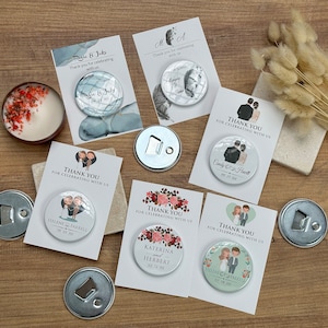 Wedding Favors For Guest Wedding favor magnet Dcapsuleur magnet mariage Bottle opener wedding favor Wedding Souvenir Magnet image 1