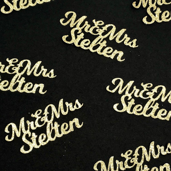 1 2 3 Words Custom Confetti Personalized Names Engagement Bridal Baby Shower Sip n See Bachelorette Wedding Retirement Graduation Birthday