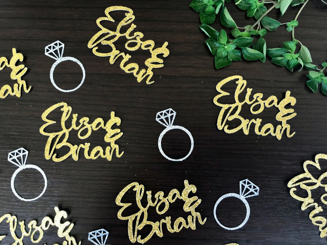 Customized Confetti Personalized Glitter Confetti, Custom Word Party Decorations - Etsy