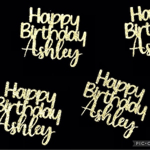 Confeti brillante personalizado: Nombres personalizados, Cumpleaños, Celebraciones