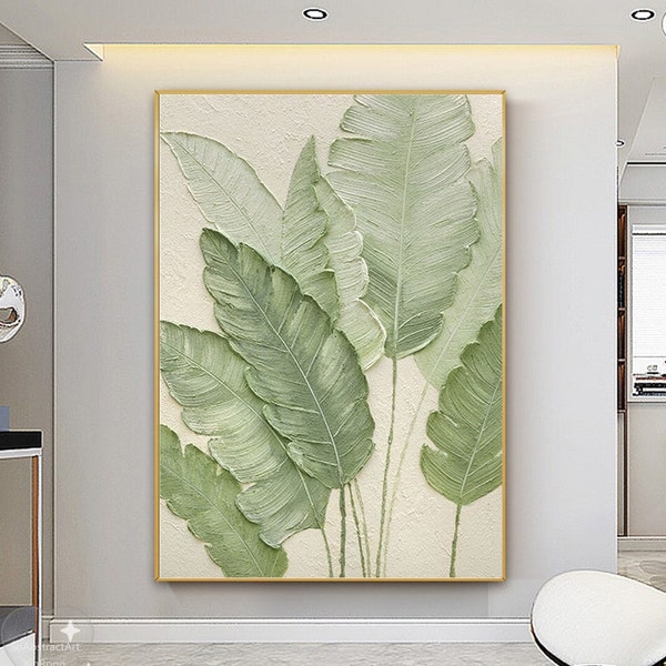 Leaf Painting - Etsy