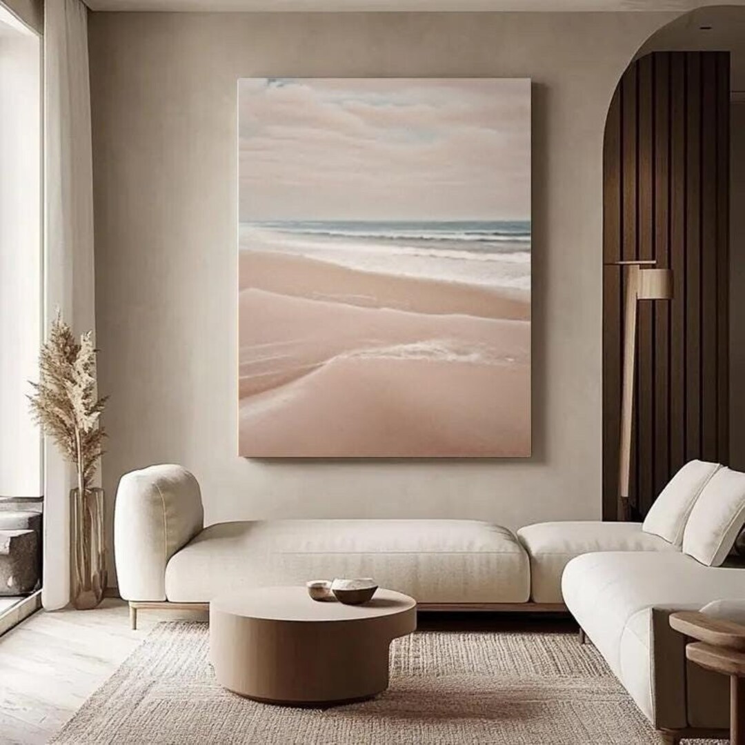 Waves Abstract Painting Canvas Wall Art
