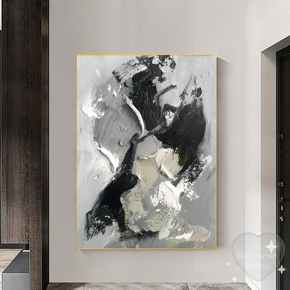 Premium Photo  Abstract mix paint texture. acrylic black and white paint  background.