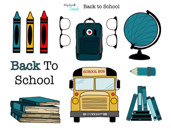 BACK TO SCHOOL Printable Planner Stickers Hand Drawn Stickers - Etsy