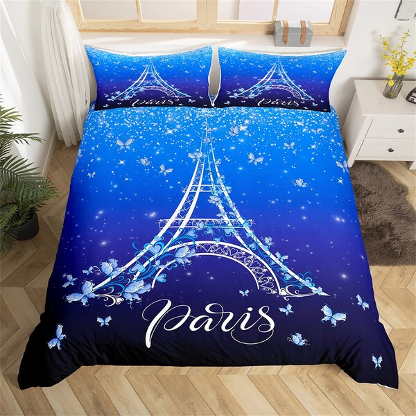 Paris Duvet Cover Etsy
