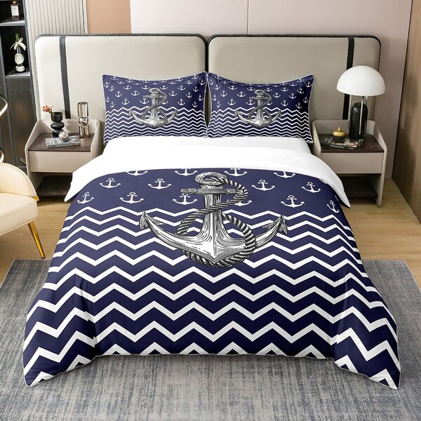 Nautical Anchor Duvet Cover Set GFTOTP7540