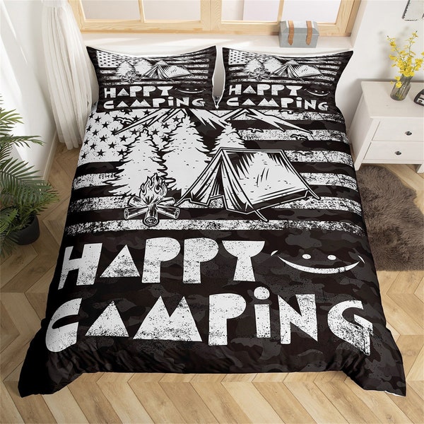 Camping Bedding Etsy