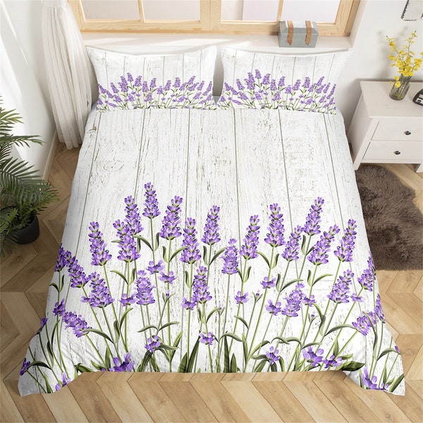 Lavender Bedding Etsy