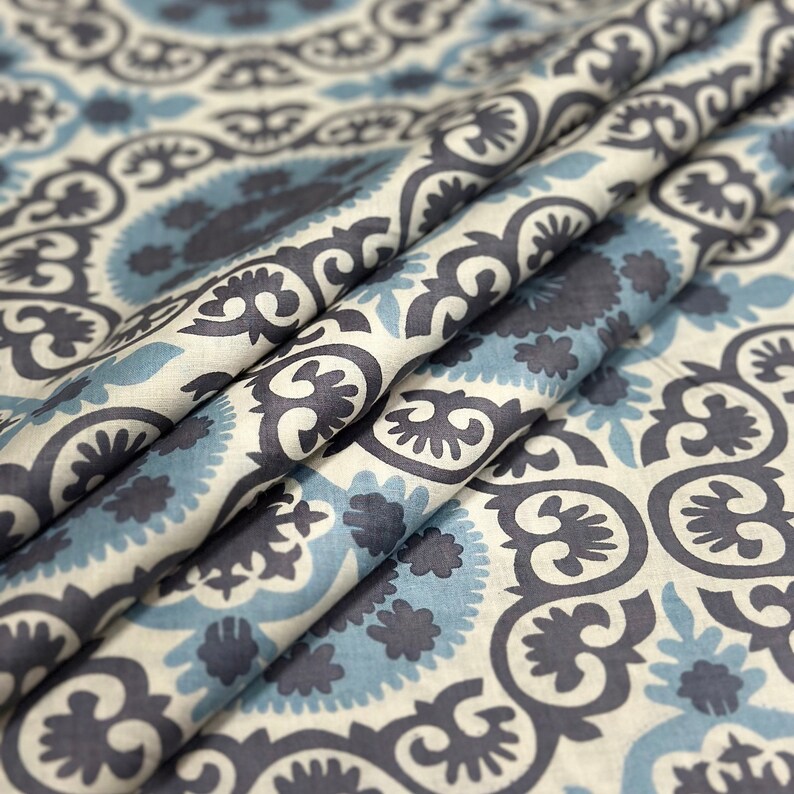 Indian Block Print, Indian Cotton, Hand Stamped Printing, 10 Yards, Indian Fabric Wholesale