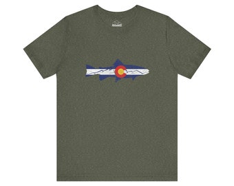 Colorado Fishing Adventure Trout Graphic Tee