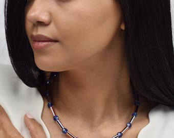 Minimalist Austrian Crystal Choker Necklace, Women Gift, Ceremony Necklace, Wedding, Bridesmaid, Gift for Her