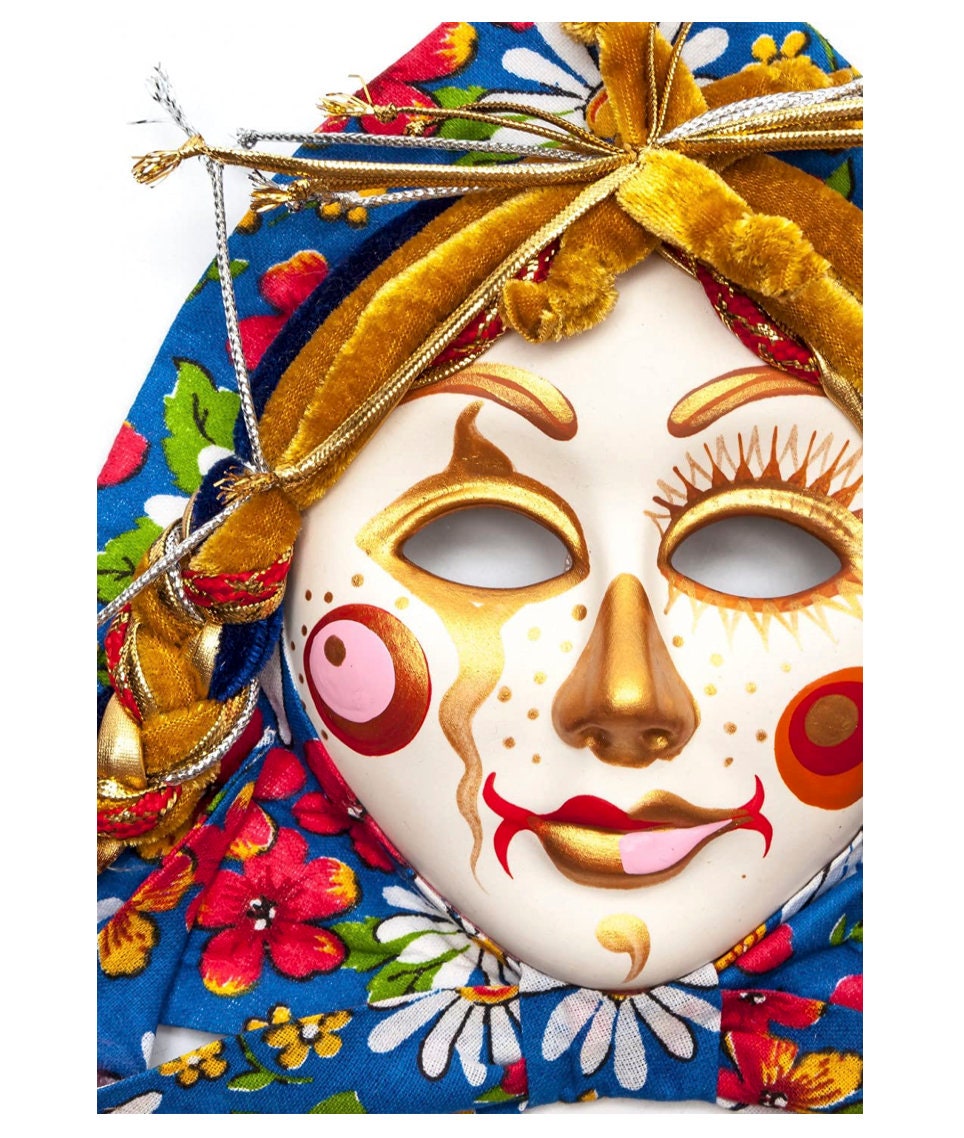 Matryoshka Porcelain Mask Etsy