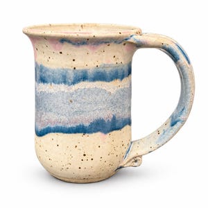 Vintage 1989 Handmade Signed Studio Pottery Large Coffee/Tea Mug