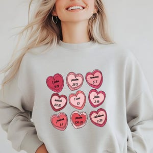 Christian Bible Verse Sweatshirt, Faith-Based Crewneck, Inspirational Scripture Shirt, Religious Gift, Cozy Christian Apparel, Spiritual Top