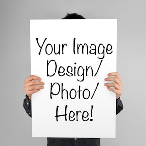 Your Photo Image Design to Print Large Custom Poster Art personalised Gift A0 A1 A2 A3 A4 A5