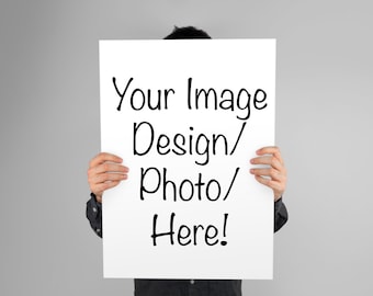 Your Photo Image Design to Print Large Custom Poster Art personalised Gift A0 A1 A2 A3 A4 A5