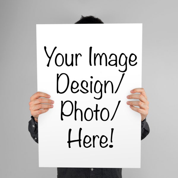 Your Photo Image Design to Print Large Custom Poster Art personalised Gift A0 A1 A2 A3 A4 A5