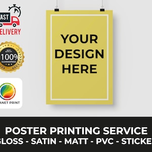 Seu design de imagem fotográfica presente personalizado grande serviço de impressão de pôster personalizado COMPRE 3 GANHE 4º GRÁTIS