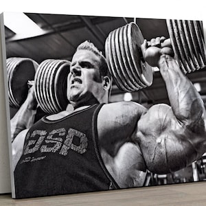 Jay Cutler Bodybuilding Gym Muscles Inspirational Large CANVAS Art Custom Print Gift A0 A1 A2 A3 A4