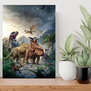 Dinosaurs Jurassic T Rex Large Poster Art Print Gift A0 A1 A2 A3 A4 A5