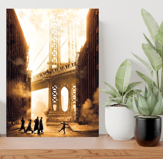One Upon A Time in America Manhattan Bridge New York Large Poster