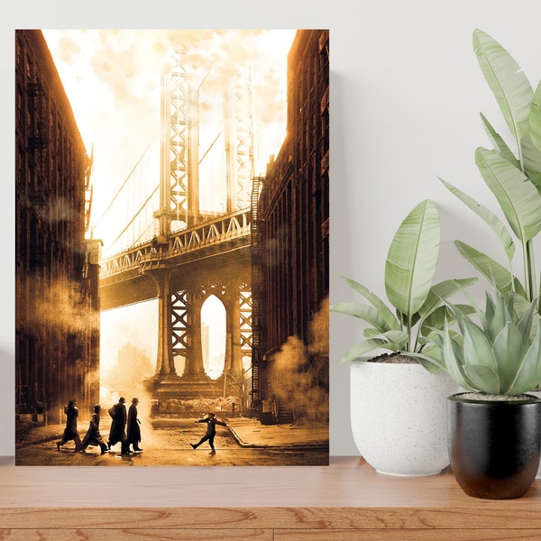 One upon a time in America Manhattan Bridge New York Großes Poster Kunstdruck Geschenk A0 A1 A2 A3 A4 A5