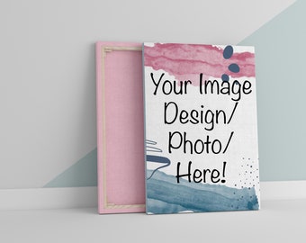 Your Photo Image Design to Print Large Custom Personalised CANVAS Art Print Gift A0 A1 A2 A3 A4