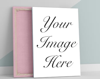 Your Photo Image Design to Print Large CANVAS Wall Art Custom Personalised Gift A0 A1 A2 A3 A4