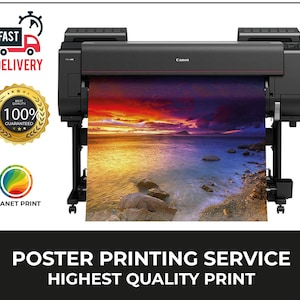 Design de imagem fotográfica EXPRESS do DIA SEGUINTE para imprimir grande cartaz personalizado arte presente personalizado A0 A1 A2 A3 A4 A5