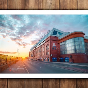 Ibrox Sunset - Print