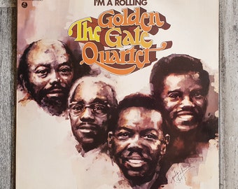 The Golden Gate Quartet I'm A Rolling (1975) (VG+) Music Record Vinyl Album LP 12