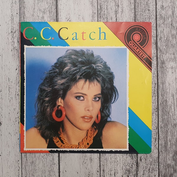 C. C. Catch Heartbreak Hotel Heaven And Hell 4 Songs EP (1987) (VG+) Music Record Single 7'