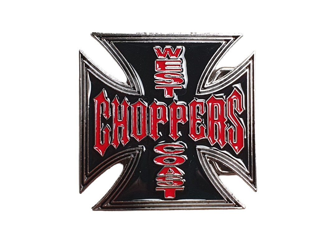 West Coast Choppers Motorcycle Rider Belt Buckle Etsy